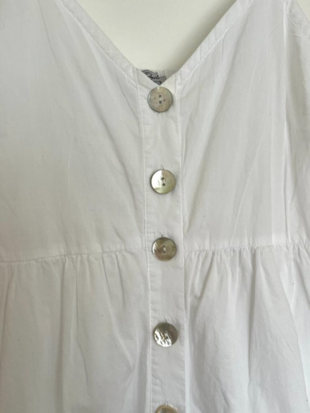 NWOT Rails Violet Tiered White Cotton Voile Midi Dress | Size Small - Picture 10 of 11